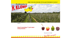 Desktop Screenshot of fruitkwekerijklomp.nl